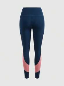 Cheerettes Bộ đồ thể thao thường ngày dành cho nữ, gồm áo ba lỗ và quần legging phối màu tương phản. - Nhiều màu - Xem 9