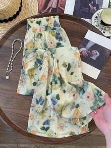GlowEve CURVE Quần nữ cỡ lớn kiểu Pháp mới, in họa tiết, phong cách thường ngày, đa năng. - Nhiều màu - Xem 3