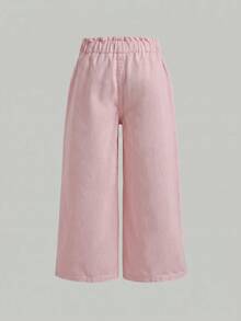 SHEIN 3件套女童海军蓝、中蓝、浅蓝宽松牛仔裤 - 彩色 - 查看 3