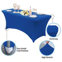 1pc 6ft Elastic Beauty Eyelash Extension Table  Cover, Eyelash Extension Salon Supplies - Multicolor - View 4
