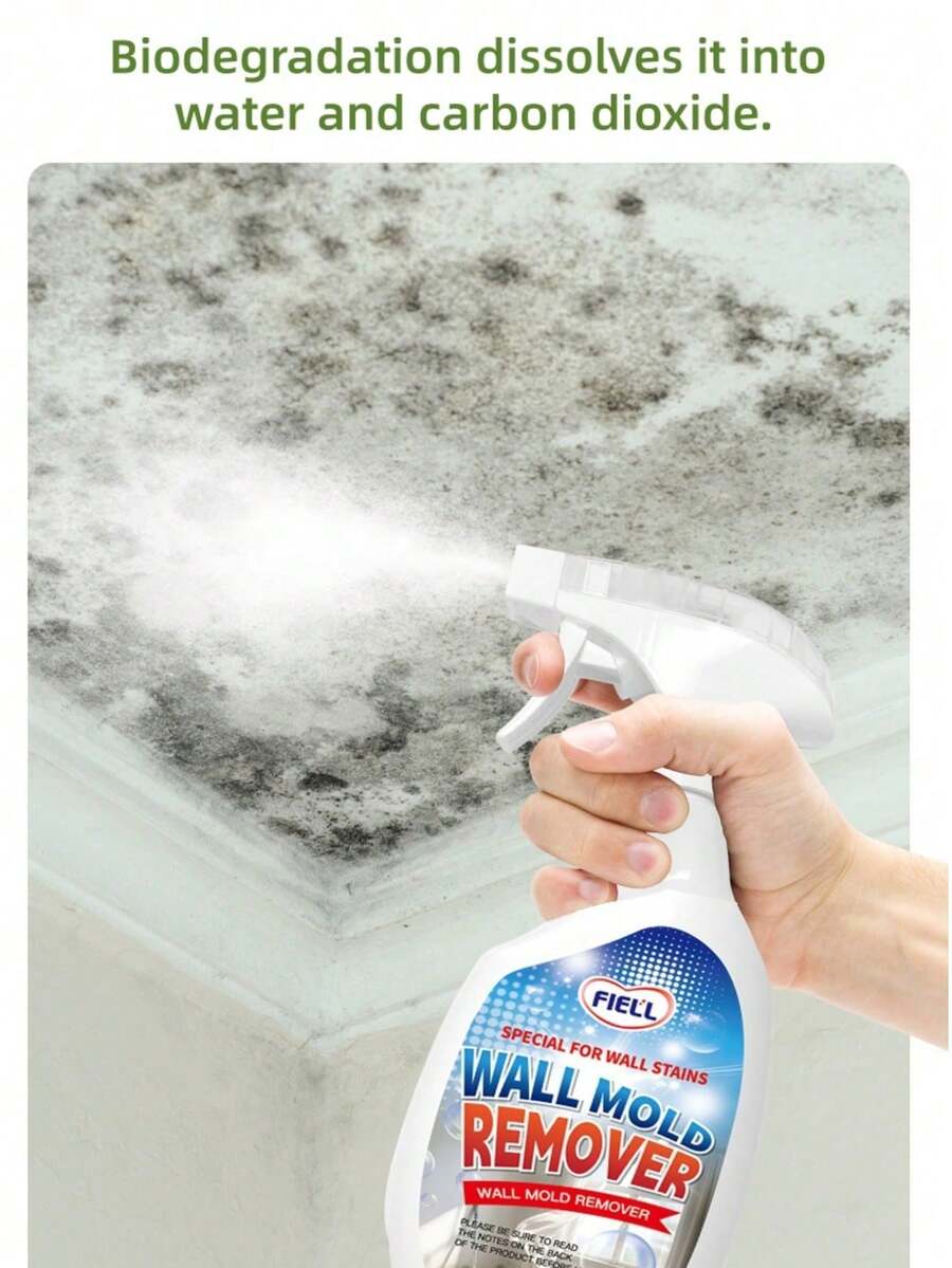1瓶240毫升墙面除霉剂,预防并去除霉斑和霉点,清洁白色墙面,去除壁纸上的霉斑和霉渍,适用于墙面、瓷砖缝隙、水槽、马桶和浴室。馈赠亲友的佳品。 - 彩色 - 查看 1