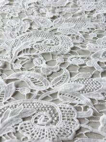 RosyDaze Women's Fashion Lace Hollow Out Camisole, Suitable For Vacation, Beach Travel, And Dates White Summer Elegant - White - View 4