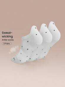 White Polka Dots