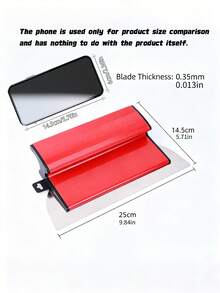 25/40/60cm Paint Plastering Wall Trowel, Drywall Knife - Flexible Blade Spatula With Hardened Cutting Edge, Lightweight And Durable Design, PVC End Cap, Extended Blade, Sharp Cutting Edge, Sturdy Construction. - multicolor - View 3