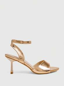 CUCCOO SZL Women Shoes Classic Simple Fashion Women High Heel Sandals Sandals Banquet Party Dance Sexy Wear High Heel Sandals Summer - Champagne - View 2