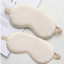 1/2/3/6/7/10pcs Sleep Hair Styling Tools Set, Curler 1pc Silk Pillowcase For Hair And Skin Queen Set, Silk Heatless Curling Set, Overnight Curling Iron, 1pc Sleep Soft Eye Mask, 1pc Sleep Silk Nightcap, Sleep Essential - Beige - View 7