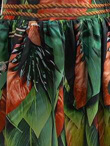 MINKOJA Kids Dress Up Set Halloween Cosplay Costumes Ocean Theme Party For Boys Printed Tattoos Shirt Pants 2pcs Outfits - Green - View 7