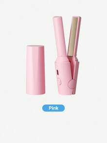 Teckwe Cordless Mini USB Hair Iron, Small Travel Straightener And Curling Iron, Ceramic Coated Fast Heating For Short Hair Bangs, Wigs, Extensions, USB-C Power - Multicolor - View 8