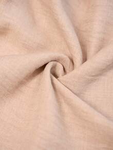 SOLERSUN Damen Sommer Große Größen V-Ausschnitt Fledermausärmel Bluse, elegante geraffte Taille mit Rüschen Saum Top, lässige schwarze Paspelierung Sommerurlaub Strand Bluse - Khaki - Übersicht 7