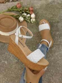 Women Platforms & Wedge Sandals - White - View 1
