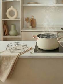 Cirelle 1 Piece Star Shaped Stainless Steel Steamer Rack, Multi-Purpose Round Steaming Trivet With 3 Stable Elevated Legs, Heat Resistant Pot Stand Cooling Rack For Pressure Cooker Stock Pot , Essential Kitchen Cooking Baking Accessory For Home Restaurant, Practical Housewarming Birthday Holiday Gift For Home Cooks Chefs Women Men Family - View 6