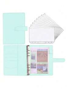 Money Saving Binder With 8pcs A6 Zipper Envelopes, Cash Envelope System For Budgeting, Savings Challenges Book To Manage Your Finance & Save Money - Multicolor - View 19