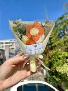 1/2/3 件裝逼真觸感長效仿真花束裝飾花束，適用居家、辦公室、派對、婚禮裝飾，適合女性節、生日、紀念日、週年紀念、母親節、情人節、聖誕節假期送給媽媽、妻子、女友的小禮物，永生仿真花裝飾花束禮物創意 - 彩色 - 查看 6
