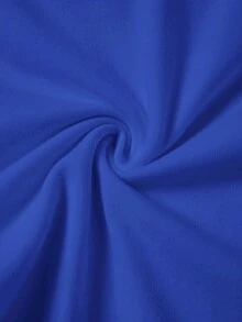 SHEIN BASICS 女士纯色吊带休闲百搭连体衣，适合日常穿着 - 寶藍色 - 查看 9