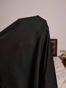 Slumberist Satin Lace Camisole Nightgown, Deep V Criss-Cross Backless, Sensual Sleepwear - Black - View 8