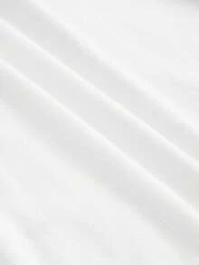 Sweetness 女士复古休闲瓢虫刺绣百搭吊带背心 - 白色 - 查看 4