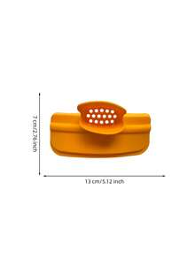 Zazumi 1/2 Pcs Universal Fit Heat Resistant Silicone Pot Strainer, Reusable Anti-Spill Anti-Splash Pan Drain Colander With Dense Filter Hole, Clip On Design Easy Install Clean Kitchen Gadget, Orange Gray Space Saving Hands-Free Pasta Noodle Grease Residue Filter, Portable Kitchen Accessory For Home Apartment Dorm RV Camping Cooking, Practical Daily Use Tool Housewarming Thanksgiving Christmas Holiday Gift Kitchen Essentials - Multicolor - View 10