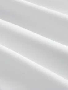 Cheerettes 大码女式字母印花双层运动短裤 - 白色 - 查看 7