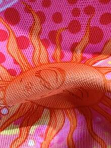 Swim Mod Áo bikini hai mảnh cổ yếm in họa tiết vỏ sò vàng ngẫu nhiên, kiểu áo bơi gợi cảm cho kỳ nghỉ hè. - Nhiều màu - Xem 3