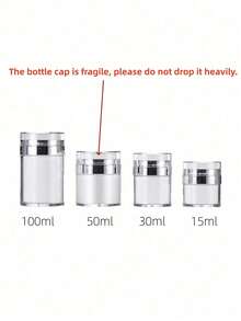 15ml/30ml/50ml/100ml 真空泵瓶，真空面霜罐，可再填充保湿霜分配器，按压式泵瓶，适用于乳液、精华液、化妆品、旅行和浴室存储” - 彩色 - 查看 20