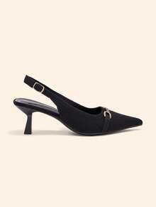 CUCCOO BASICS Women's Fashion High Heel Shoes - Black - View 2