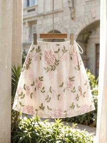 Celisse Women's Embroidered Sheer Fitted Skirt - White - View 6