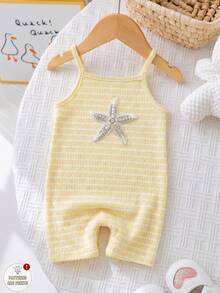 Bộ áo liền quần hai dây thoải mái cho bé gái, thích hợp cho mùa xuân/hè. - Nhiều màu - Xem 6