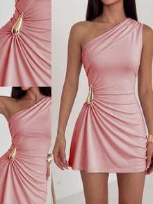 Women Plus Size Sports Dresses - Old Rose - View 10