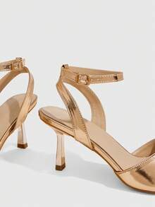 CUCCOO SZL Women Shoes Classic Simple Fashion Women High Heel Sandals Sandals Banquet Party Dance Sexy Wear High Heel Sandals Summer - Champagne - View 5