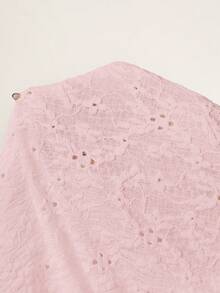MaterniWear Maternity Casual Asymmetrical Hem Short Sleeve T-Shirt - Baby Pink - View 8