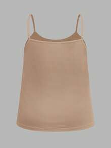 SHEIN EZwear 3pcs/Set Plus Size Casual Minimalist Camisole Tops - Multicolor - View 3