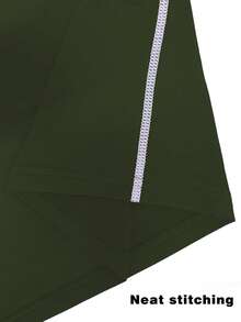 Gym Rark Men's 1pc Round Neck Short Sleeve Raglan Sleeve Casual Summer Breathable Sports T-Shirt, Gym - Army Green - View 5