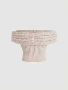 SHEIN MOD 1件女士休闲百搭吊带背心 - 卡其色 - 查看 10