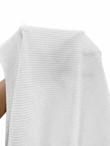 Chiquease Summer Casual Solid Color Flutter Sleeve Bodysuit Everyday Plain White - Multicolor - View 3