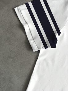 Manfinity Hypemode 男士時尚休閒經典 Polo 衫，正式款 - 彩色 - 查看 4