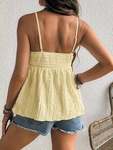SHEIN Áo Tank & Camis Bà bầu - Màu vàng - Xem 2