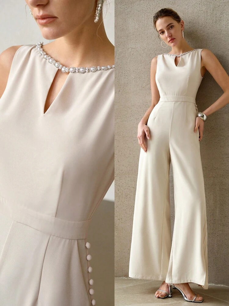WOMEN'S FASHIONABLE & ELEGANT PLEATED JUMPSUIT