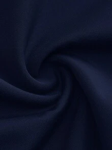 Maija 女款時尚素色V領無袖修身鉚釘裝飾洋裝，夏季 - 藏蓝色 - 查看 7