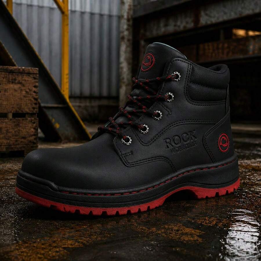 Men Industrial & Construction Boots - negro con rojo - View 1