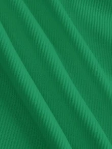 Slaydiva Women Sage Green Tropical Summer Casual Vacation Tank Top Solid Ribbed Crew Neck Racer Back Off-Shoulder Basic Versatile Sleeveless Vest Holiday - Green - View 6