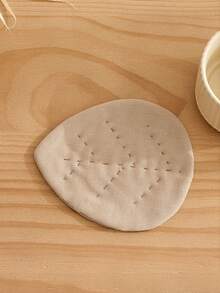 1 Piece Plain Flaxen Solid Color Handmade Coffee Mat, Dirt-Resistant, Beautiful Dress-Up, Restaurant Dress-Up Table, Suitable For Family Dinner, Daily Use, Banquet Use, Wedding Use, Festival, Party Dress-Up - Multicolor - View 12