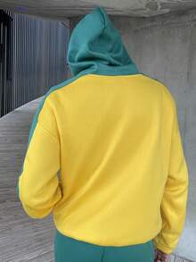 Ngobest Haus Ngobest Haus Bộ áo hoodie có khóa kéo thường ngày dành cho nam - màu đen - Xem 2