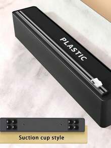 Refrigerator Film Cutter, Baking Foil Two-Way Sliding Knife Cutting Box, Household Magnetic Wall-Mounted Storage Box And Storage Rack - Multicolor - View 12