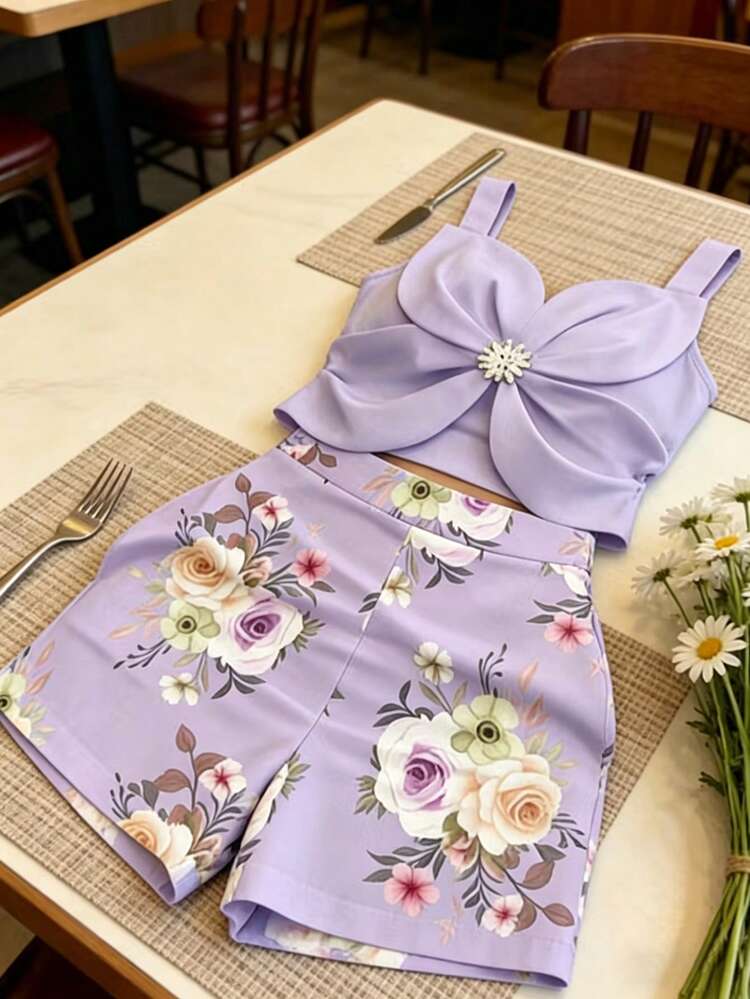 Women Tops - Purple - View 4