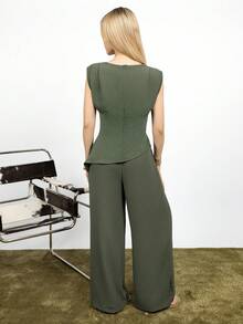 PRISCILA ESCOTO PRISCILA ESCOTO Women Two Pieces Outfits For Daily Wear Summer - Green - View 3