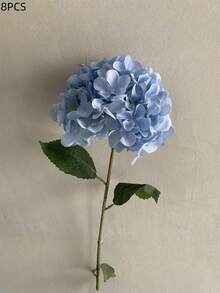 1/3/5/6/8/10/12支仿真绣球花，逼真人造绣球花，高品质仿真花卉，适用于DIY婚礼花束、派对、家居客厅、厨房、花园、办公室装饰，春季、秋季、情人节、教师节、护士节等场合。 - 藍色 - 查看 14