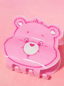 SHEIN X Care Bears Kẹp tóc càng cua hình gấu Cheer Bear màu hồng phù hợp cho tóc dày - Nhiều màu - Xem 3