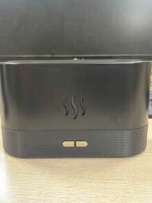7 Colors Flame Air Aroma Diffuser Humidifier Without Essential Oil Aromatherapy Machine USB Powered Desktop Fire Mist Humidifier For Bedroom Living Room Decorative Aroma Ambient Light For Friend Birthday Holiday Gift - multicolor - View 15