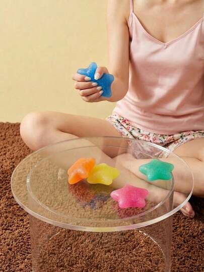 Joivida Bóng tập tay hình ngôi sao màu Dopamine, bề mặt chống trơn trượt, dụng cụ tập tay cầm tay di động giúp tăng cường sức mạnh cầm nắm, cổ tay và ngón tay, lý tưởng cho vật lý trị liệu, phục hồi chức năng sau chấn thương, nhân viên văn phòng, nhạc sĩ, vận động viên, giảm căng thẳng, tập luyện trên bàn, tập tay hàng ngày, món quà lý tưởng cho người đam mê thể dục và nhu cầu phục hồi chức năng.