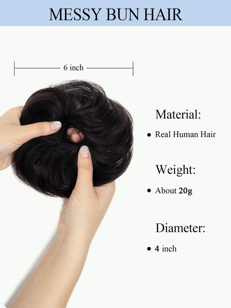 Tóc giả búi rối, tóc nối uốn lượn, tóc búi xoăn, tóc nối kiểu chignon, tóc giả búi xoăn sóng cho nữ kèm dây chun, phụ kiện tóc búi, tóc nối búi dày rối cho nữ, tóc giả búi dày cho nữ, tóc giả búi dày cho lễ hội, quà tặng - Nhiều màu - Xem 4